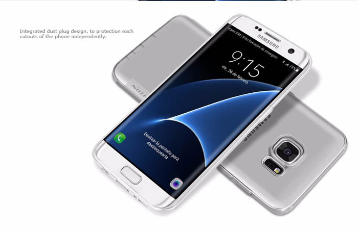 Ôp lưng Galaxy S7 Edge Nillkin Nature trong suốt nhựa mềm 0,6mm 1