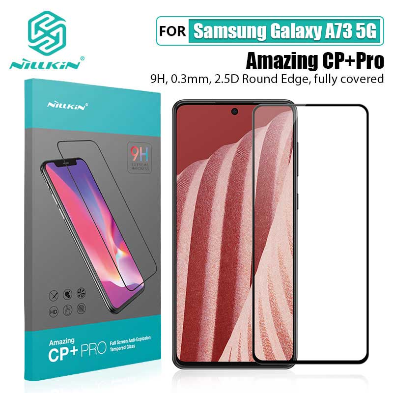 Kính cường lực Samsung Galaxy A73 5G Nillkin 3D CP+ Pro full toàn màn hình