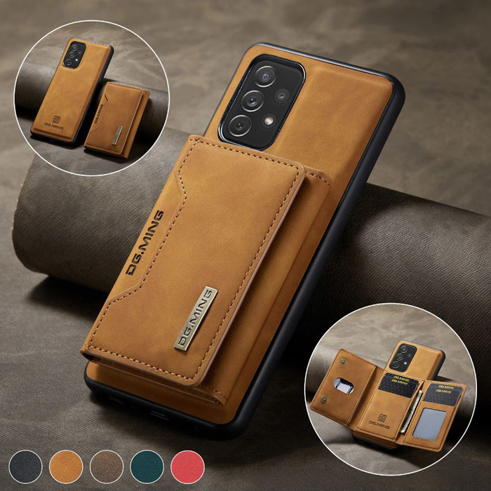 Ốp lưng Galaxy A73 5G DG.ming Magnetic Leather Wallet 2 trong 1