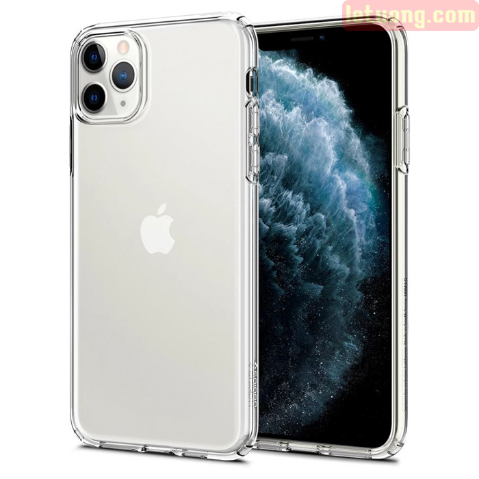 Ốp lưng iPhone 11 Pro Max Spigen Liquid Crystal nhựa mềm trong suốt ( USA )