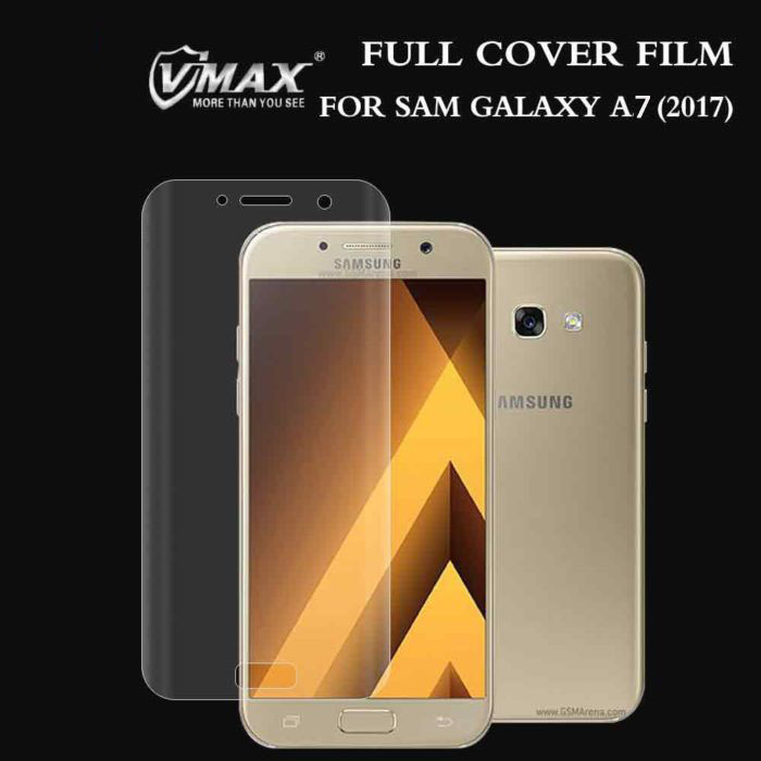 Miếng dán full màn hình Galaxy A7 2017 Vmax 3D Curved TPU