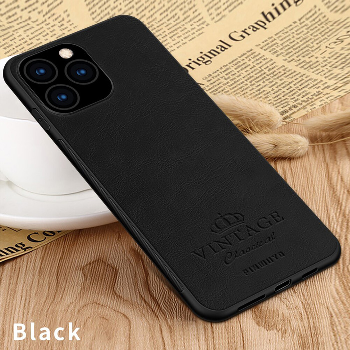 Ốp lưng iPhone 11 Pro Max Pinwuyo Vintage Leather lưng da