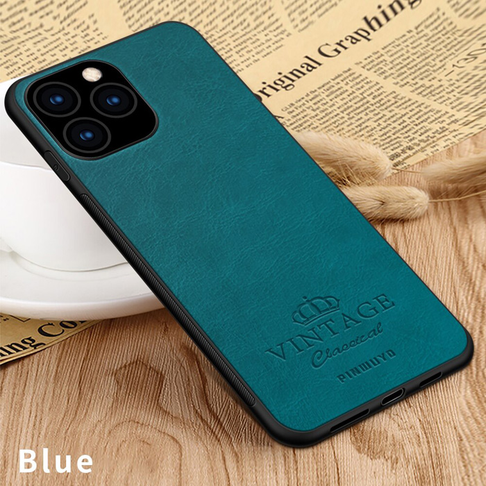 Ốp lưng iPhone 11 Pro Max Pinwuyo Vintage Leather lưng da