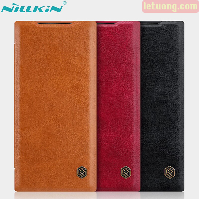Bao da Note 20 Ultra / 5G Nillkin Qin Leather sang trọng - cổ điển