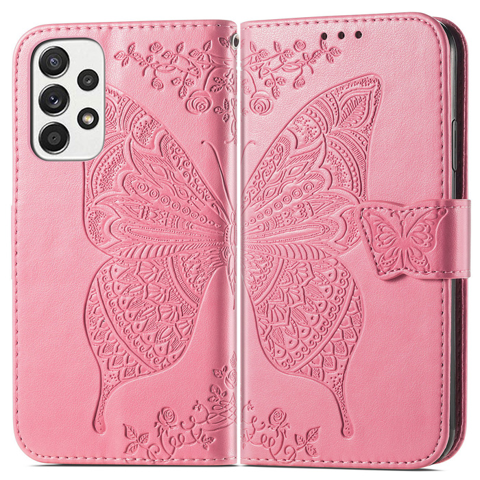 Bao da Samsung A73 5G LT Wallet Butterfly thời trang