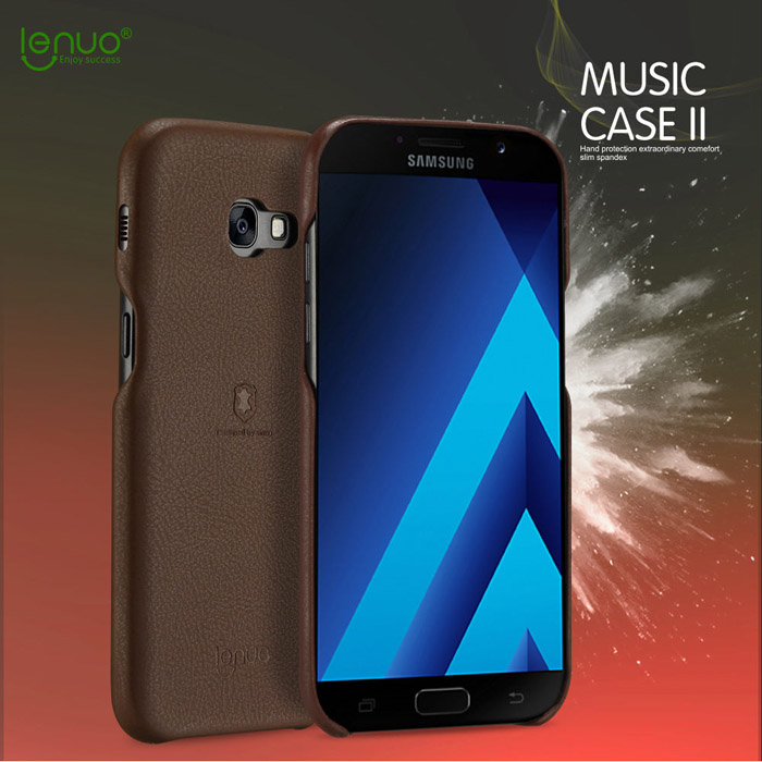 Ốp lưng Galaxy A7 2017 Lenuo Leather lưng da sang trọng