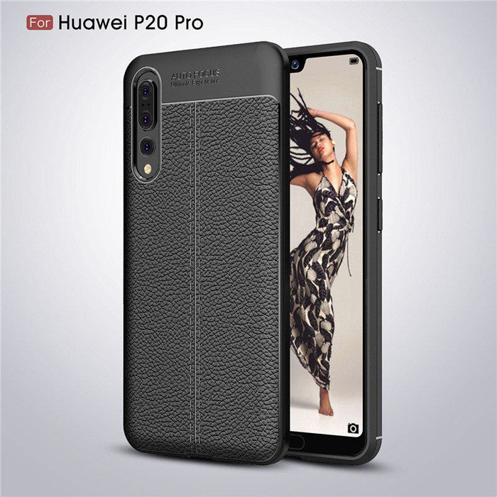 Ốp lưng Huawei P20 Pro Lenuo Leather Design Case vân da - sang trọng