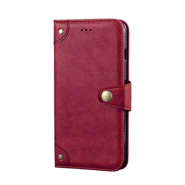 Bao da Oppo Reno 5 iDewei Wallet Vintage Sang Trọng - Cổ điển