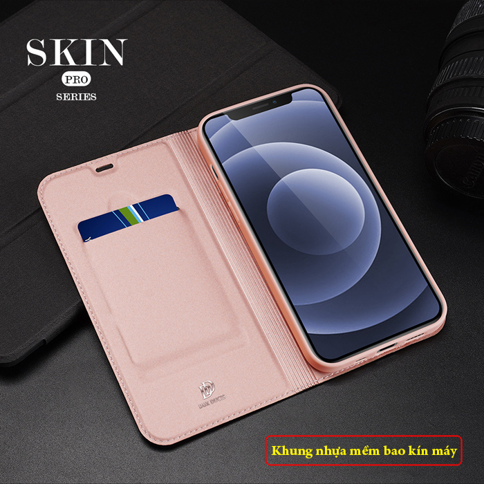 Bao da iPhone 12 Mini Dux Ducis Skin Siêu mỏng - mềm mịn