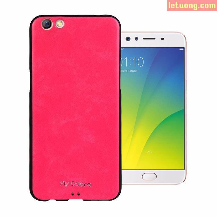 Ốp lưng Oppo F3 Plus Mycolors Leather TPU lưng da
