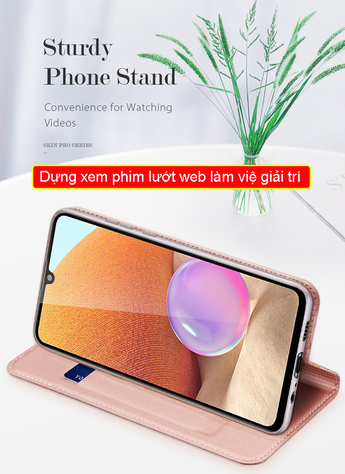 Bao da Galaxy A32 4G Dux Ducis Skin siêu mỏng - Êm - Mềm - Mịn 3