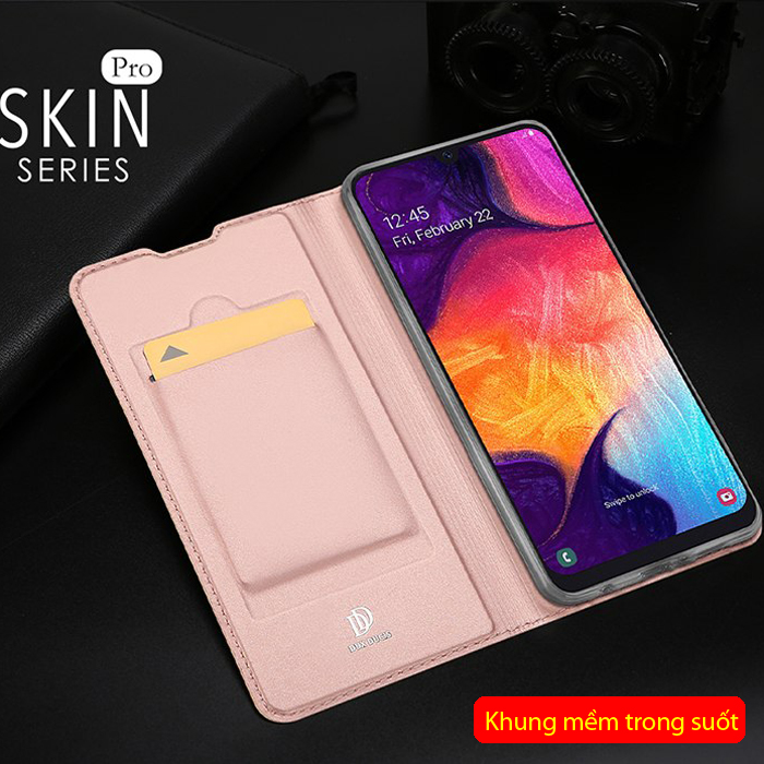 Bao da Galaxy A50 Dux Ducis Skin khung mềm - siêu mỏng - siêu mịn 2