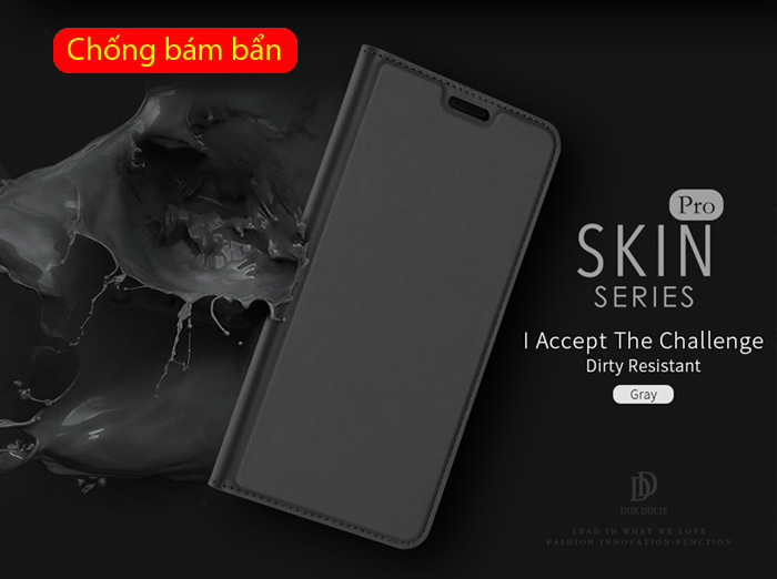 Bao da Galaxy J6 2018 Dux Ducis Skin siêu mỏng - khung mềm 4