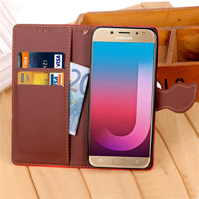 Bao da Galaxy J7 Pro ( J7 2017 ) LT Flip Cover + dây đeo thời trang 2
