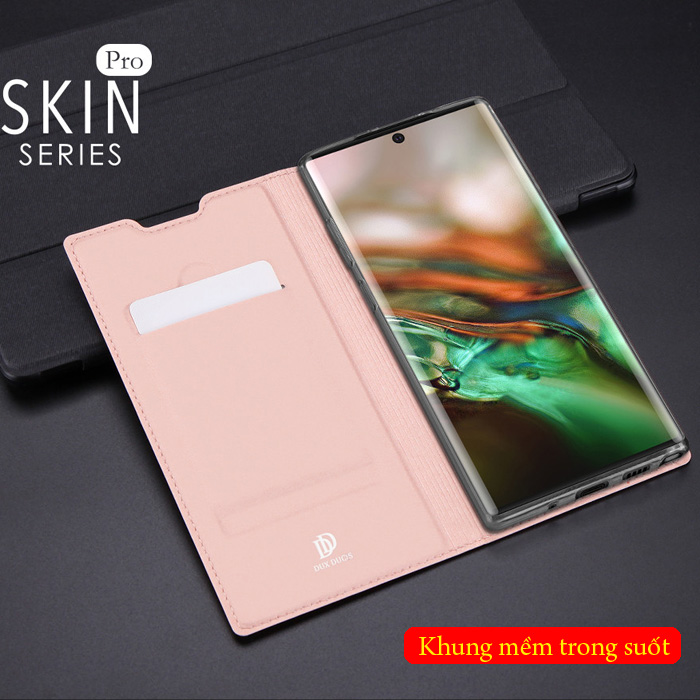 Bao da Galaxy Note 10 Dux Ducis Skin khung mềm - siêu mỏng - siêu mịn 2