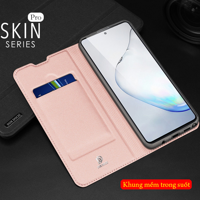 Bao da Galaxy Note 10 Lite Dux Ducis Skin khung mềm - siêu mỏng - siêu mịn 2