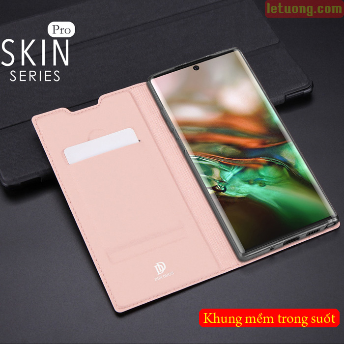 Bao da Galaxy Note 10 Plus Dux Ducis Skin khung mềm - siêu mỏng - siêu mịn 2