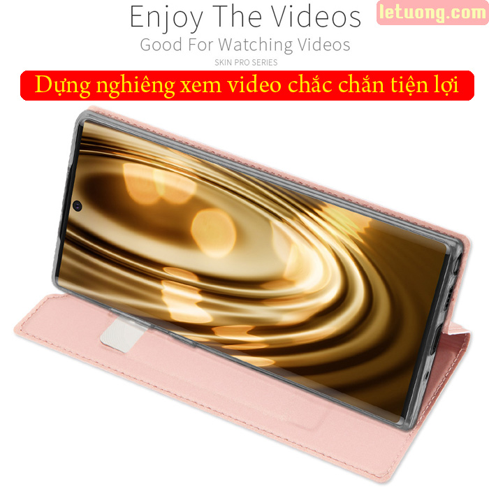 Bao da Galaxy Note 10 Plus Dux Ducis Skin khung mềm - siêu mỏng - siêu mịn 3