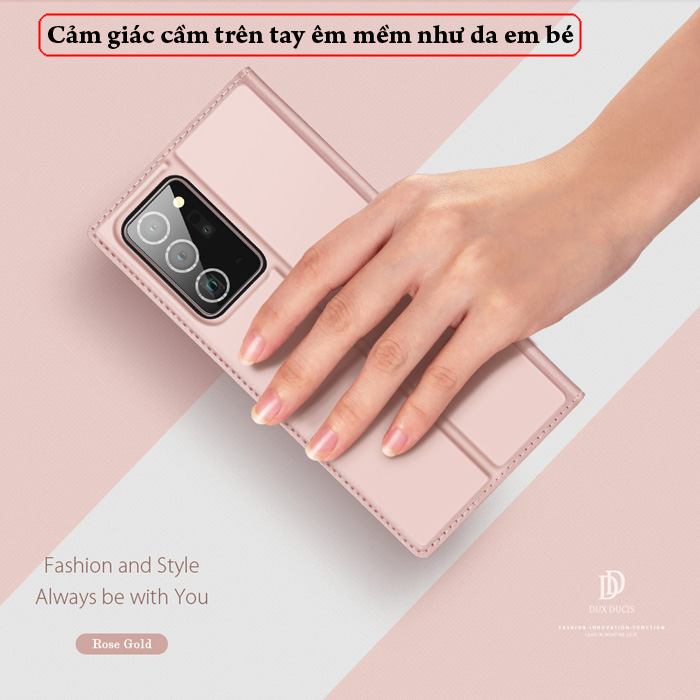 Bao da Galaxy Note 20 Ultra / 5G Dux Ducis Skin siêu mỏng - siêu mịn 1