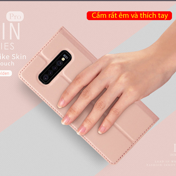 Bao da Galaxy S10 Dux Ducis Skin khung mềm - siêu mỏng - siêu mịn 1