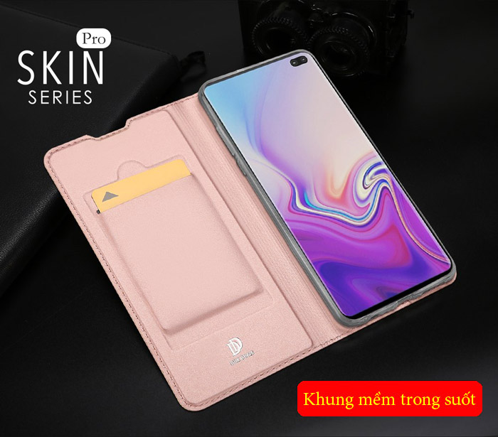Bao da Galaxy S10 Plus Dux Ducis Skin khung mềm - siêu mỏng - siêu mịn 2