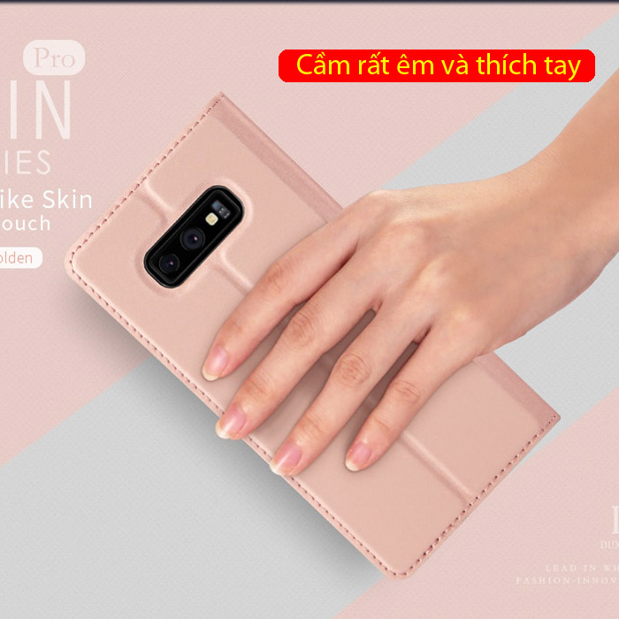 Bao da Galaxy S10E Dux Ducis Skin khung mềm - siêu mỏng - siêu mịn 1