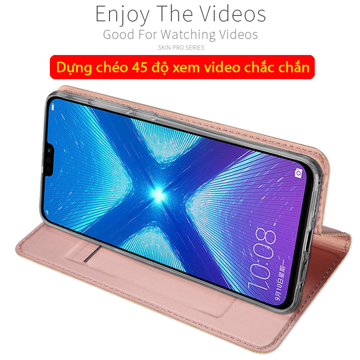 Bao da Honor 8X Dux Ducis Skin khung mềm - siêu mỏng - siêu mịn 3