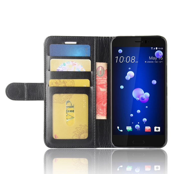 Bao da HTC U11 Life LT Wallet Leather dạng ví đa năng - Khung mềm 2