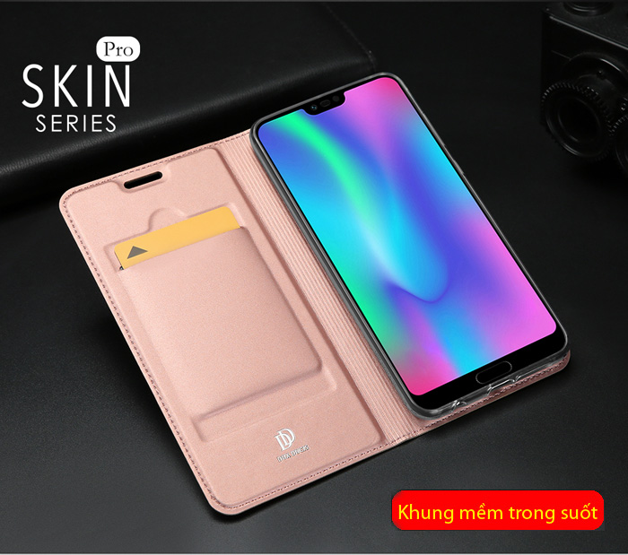 Bao da Huawei Honor 10 Dux Ducis Skin siêu mỏng - khung mềm - Siêu êm 3