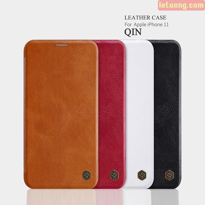 Bao da iPhone 11 Nillkin Qin Leather sang trọng - cổ điển 1
