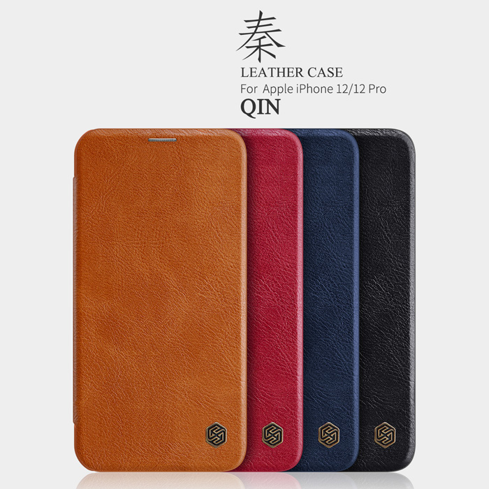 Bao da iPhone 12 Pro / 12 Nillkin Qin Leather sang trọng - cổ điển 1