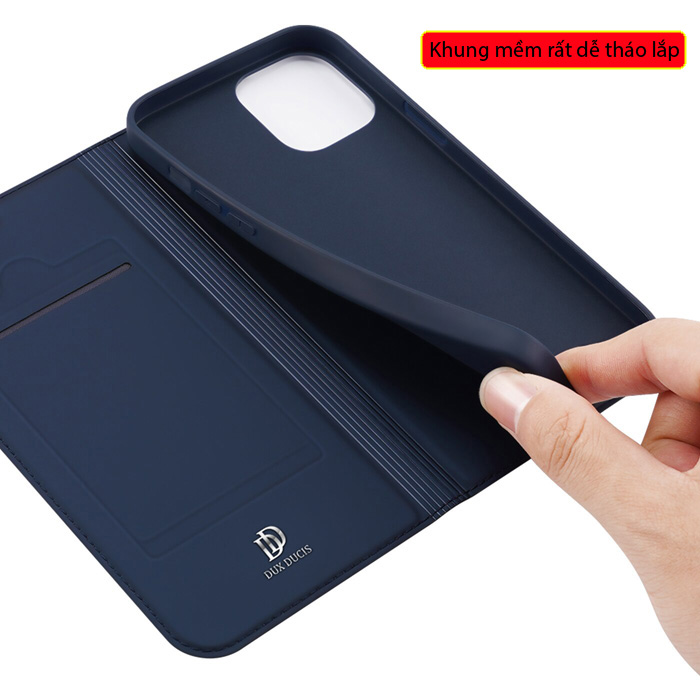 Bao da iPhone 13 Pro / iPhone 13 Dux Ducis Skin Siêu mỏng êm mềm mịn2