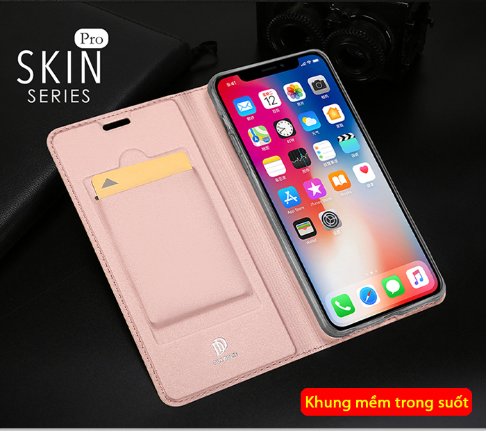 Bao da iPhone XR Dux Ducis Skin khung mềm siêu mỏng 2