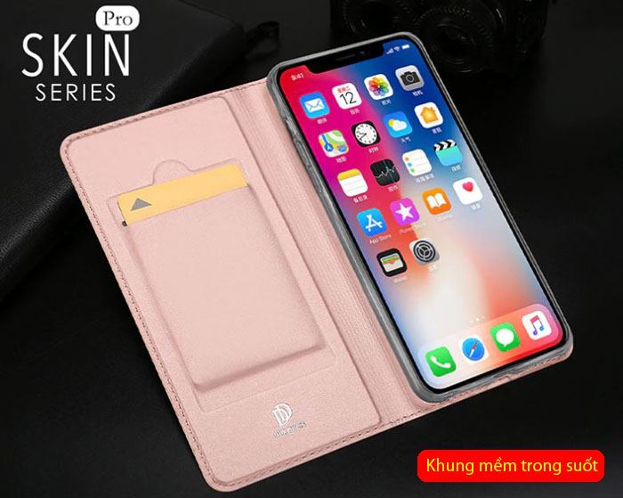 Bao da iPhone Xs Max Dux Ducis Skin khung mềm siêu mỏng 2