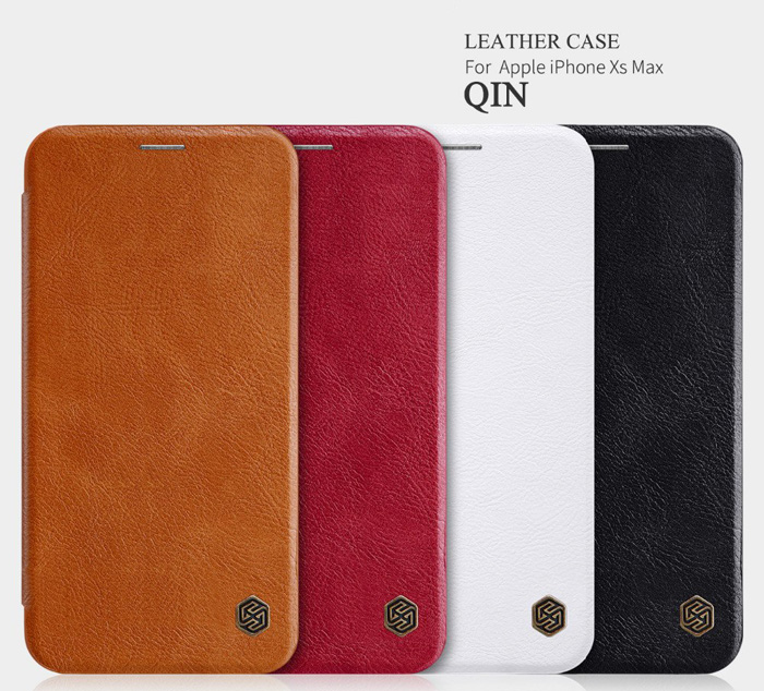 Bao da iPhone Xs Max Nillkin Qin Leather sang trọng - cổ điển 1