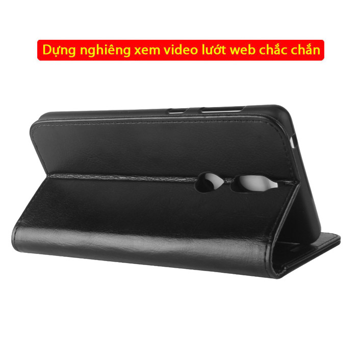 Bao da Nokia 7 LT Wallet Leather dạng ví đa năng - khung mềm 3