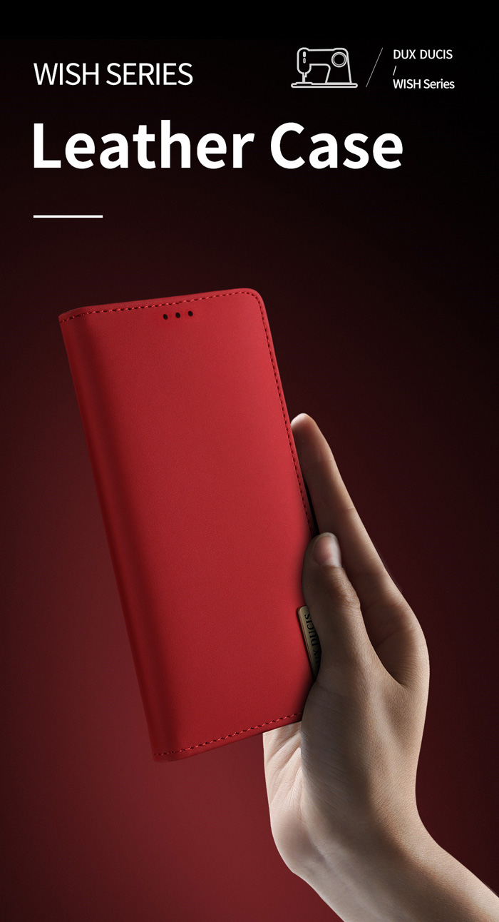 Bao da Samsung Note 20 Ultra / 5G Dux Ducis Wish Genuine Leather 6