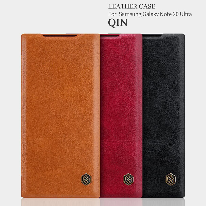 Bao da Note 20 Ultra / 5G Nillkin Qin Leather sang trọng - cổ điển 1