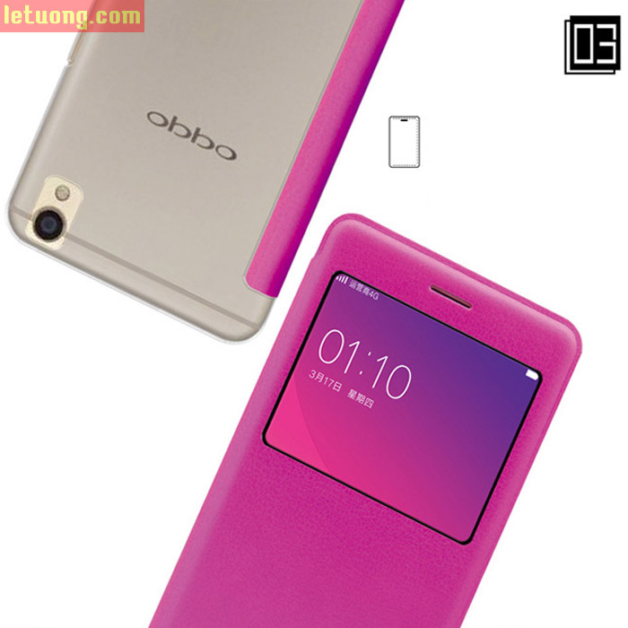 Bao da Oppo A37 Neo 9 Kacone View lưng trong màn hình tiện lợi 2