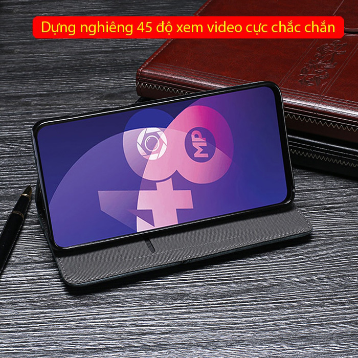 Bao da Oppo F11 Pro Ourhan Leather Card sang trọng - cổ điển 3