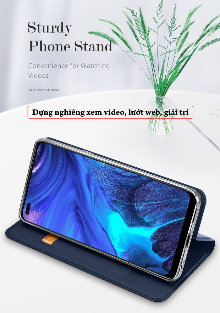 Bao da Oppo Reno4 Dux Ducis Skin Siêu mỏng - êm mềm mịn 4