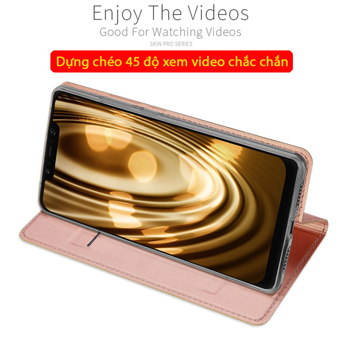 Bao da Pocophone F1 Dux Ducis Skin khung mềm - siêu mỏng - siêu mịn 4