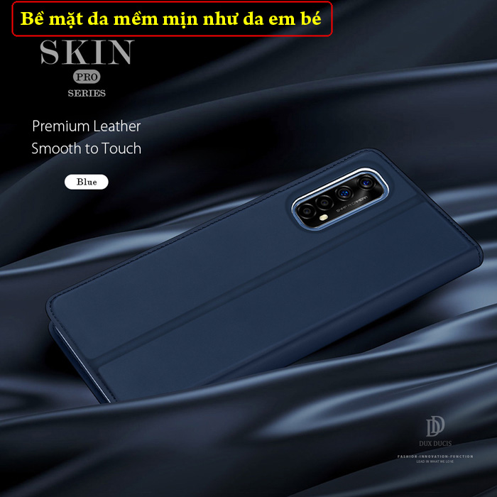 Bao da Realme 7 Dux Ducis Skin Siêu mỏng nhẹ Êm - Mềm - Mịn 3