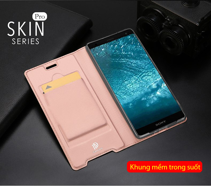 Bao da Sony Xperia XZ3 Dux Ducis Skin khung mềm - siêu mỏng 2