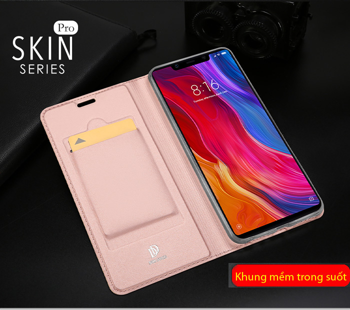 Bao da Xiaomi Mi 8 SE Dux Ducis Skin siêu mỏng - khung mềm - Siêu êm 3