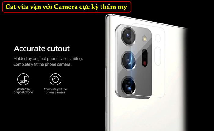 Bộ 2 miếng dán bảo vệ Camera Samsung Note 20 Ultra / 5G Nillkin InvisiFilm 6