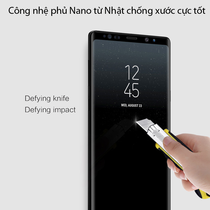 Kính cường lực full màn hình Galaxy Note 9 Nillkin 3D CP+ Max cong theo màn hình 3