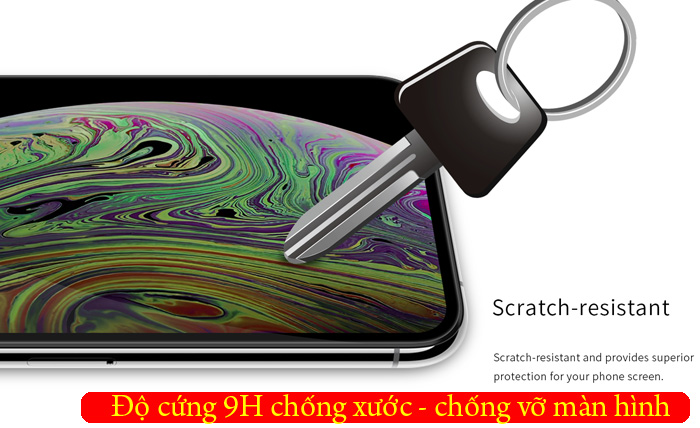 Kính cường lực iPhone 11 Pro Max Nillkin 3D XD CP+ full màn dùng được ốp lưng 3