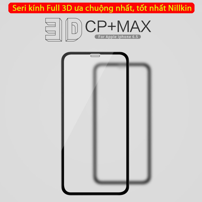 Kính cường lực iPhone Xs Max Nillkin 3D CP+ Max full toàn màn hình 4