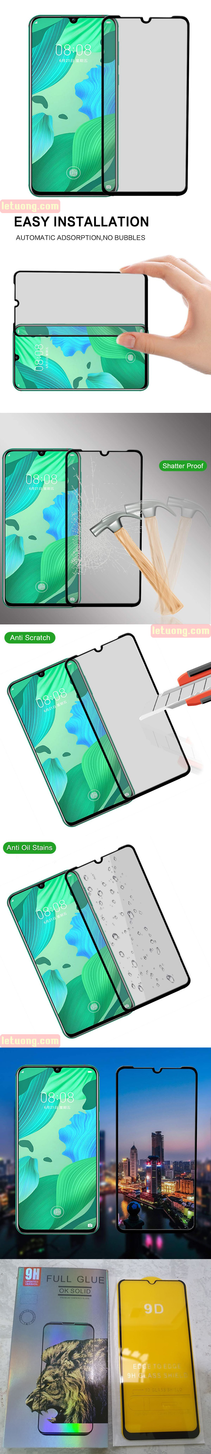 Kính cường lực Oppo A9 2020 Glass 9D full keo, full màn hình 3